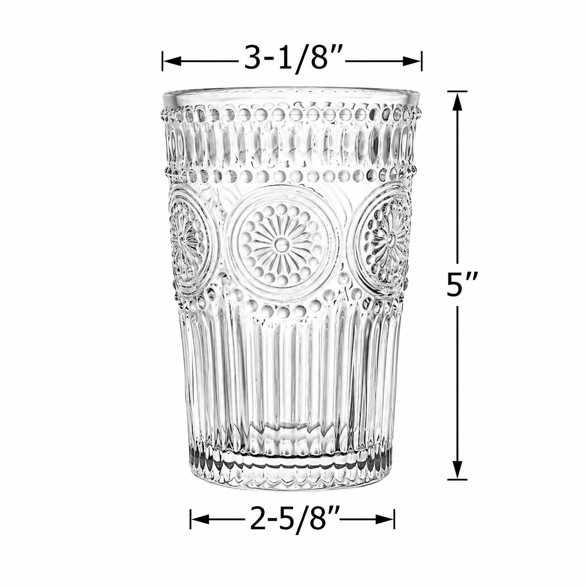 The Floral Radiant Bloom Glasses