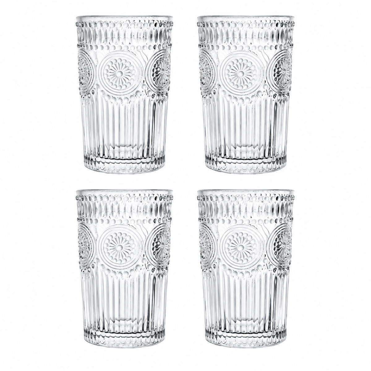 The Floral Radiant Bloom Glasses